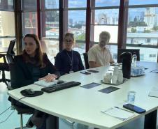 Alguns membros da Coordenação de Planejamento Regional da Secretaria do Planejamento (SEPL).